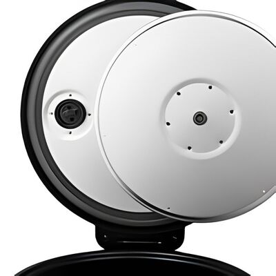 XR-F23 Commercial Rice Cooker 23 L, Large Capacity for 50-80 People, Non-Stick Coating, without Burning, with Warming Function, 2500 W, Removable Washable Non-Stick Bowl, Stainless Steel.