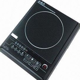cocina de inducción de 2000W Digitaces con Crystal Glass Plate negro, grado B